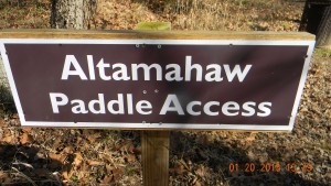 The Altamahaw Paddle Boat Access constructed by__________on _________date on the upper level above the dam.