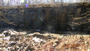  View of the Altamahaw dam-lower level