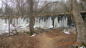 Altamahaw Dam winter of 2015