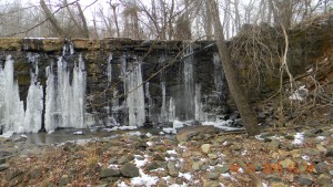 Altamahaw Dam  winter of 2015