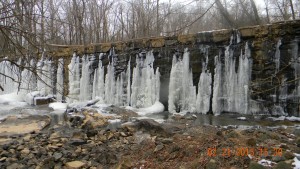 Altamahaw Dam winter of 2015