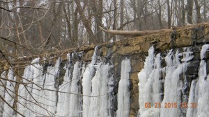 Altamahaw Dam winter of 2015